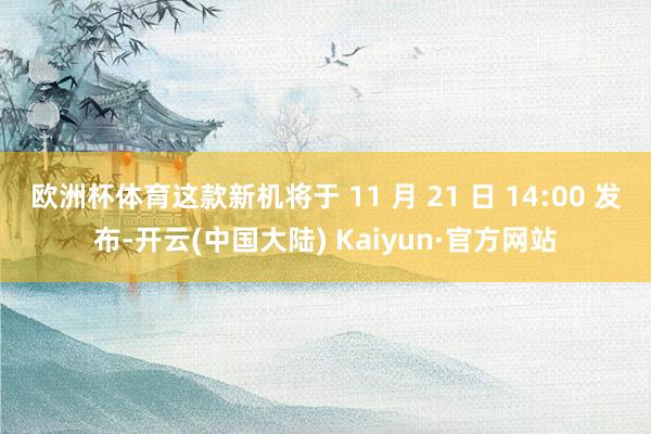 欧洲杯体育这款新机将于 11 月 21 日 14:00 发布-开云(中国大陆) Kaiyun·官方网站